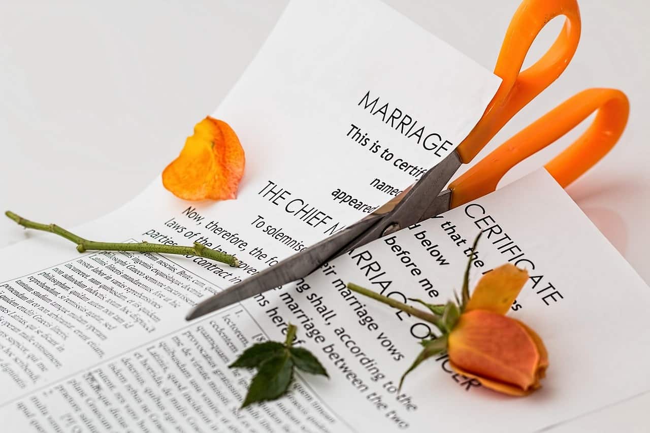 Marriage ending due to adultery evidence in divorce cases in Franklin